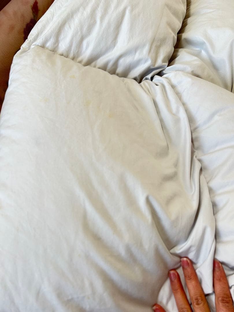 Maruhati高級刺繍 羽毛掛け布団 シングル 日本製