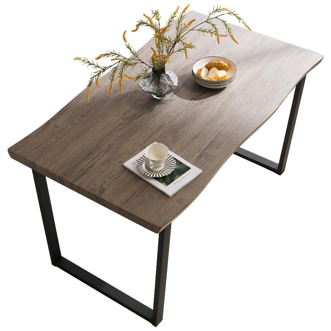 【テーブル単品】ダイニングテーブル 4人用 2人用 幅140　GRAY