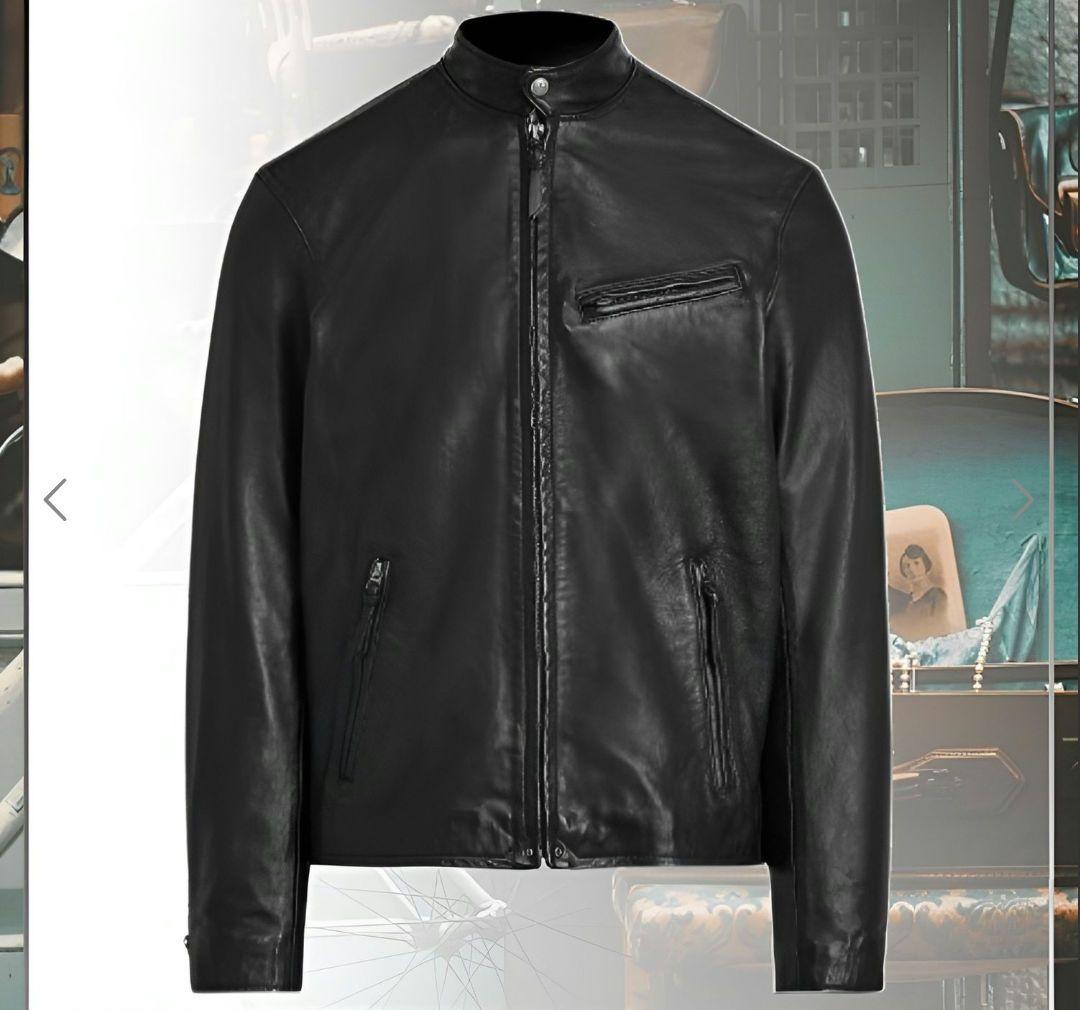 断*き様 レザーシングル　ライダースジャケット 　ラルフローレン