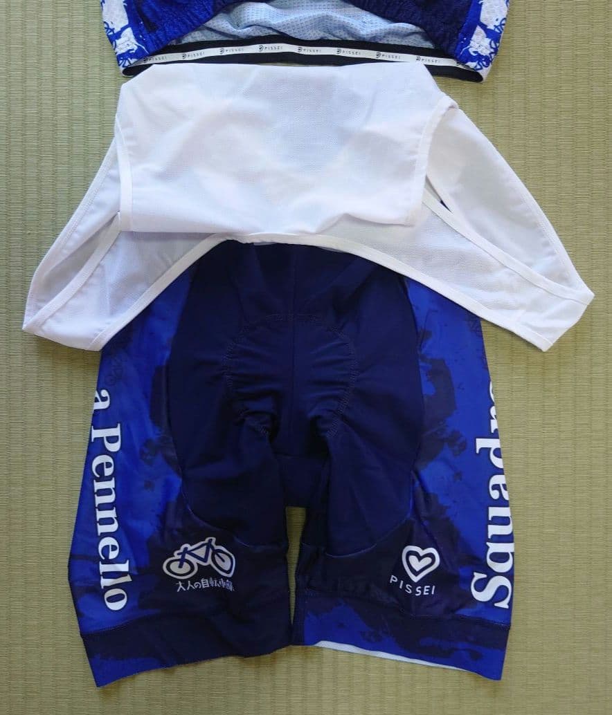 大人の自転車部の自転車用ウェア上下セット