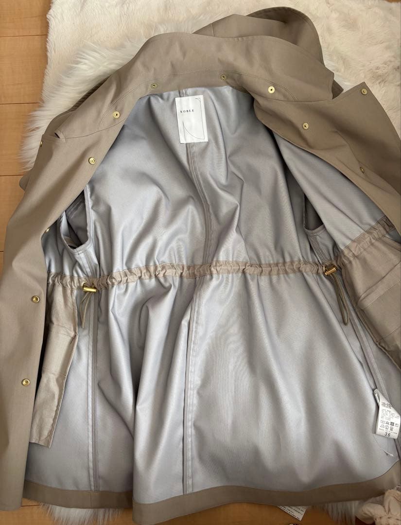 Noble ノーブル　ウインドプルーフテントシルエットブルゾン