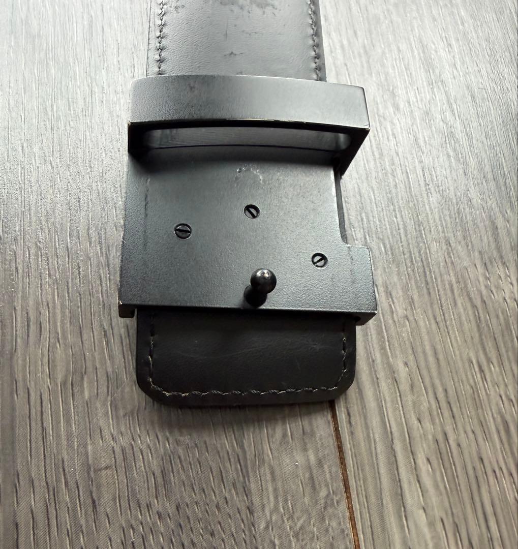 Louis Vuitton ダミエ ブラック ベルト サンチュール・LV