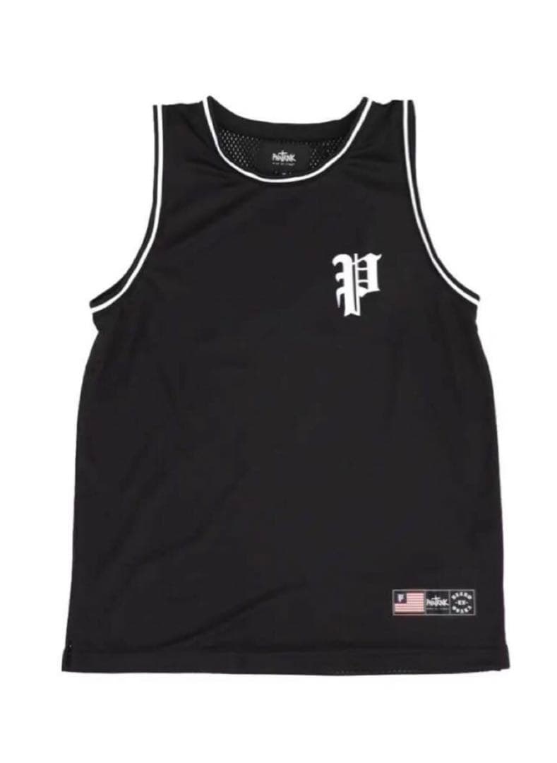 トップス OLD \"P\" LOGO MESH TANK TOP size L