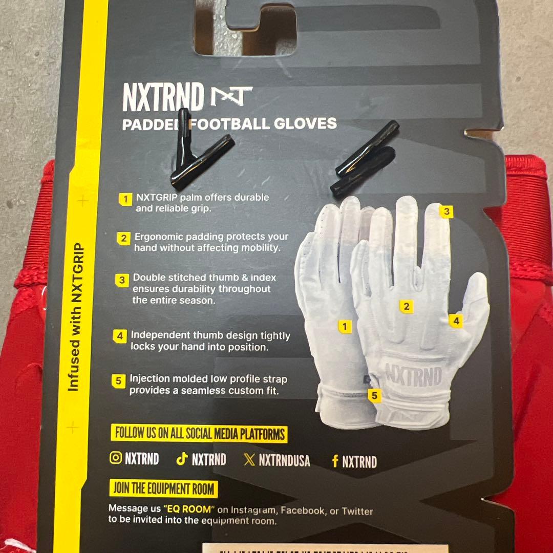 NXTRND パッド付きフットボールグローブ XL