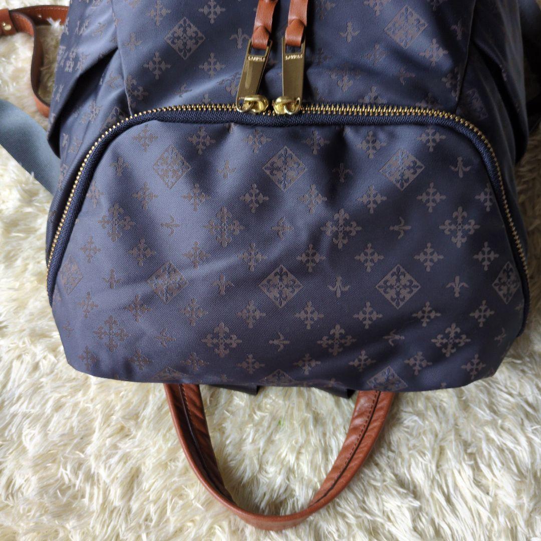 russet　ラシット　総柄　バックパック　ナイロン×レザー　リュック