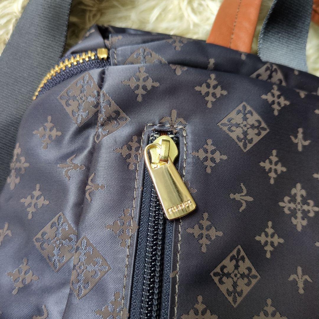 russet　ラシット　総柄　バックパック　ナイロン×レザー　リュック