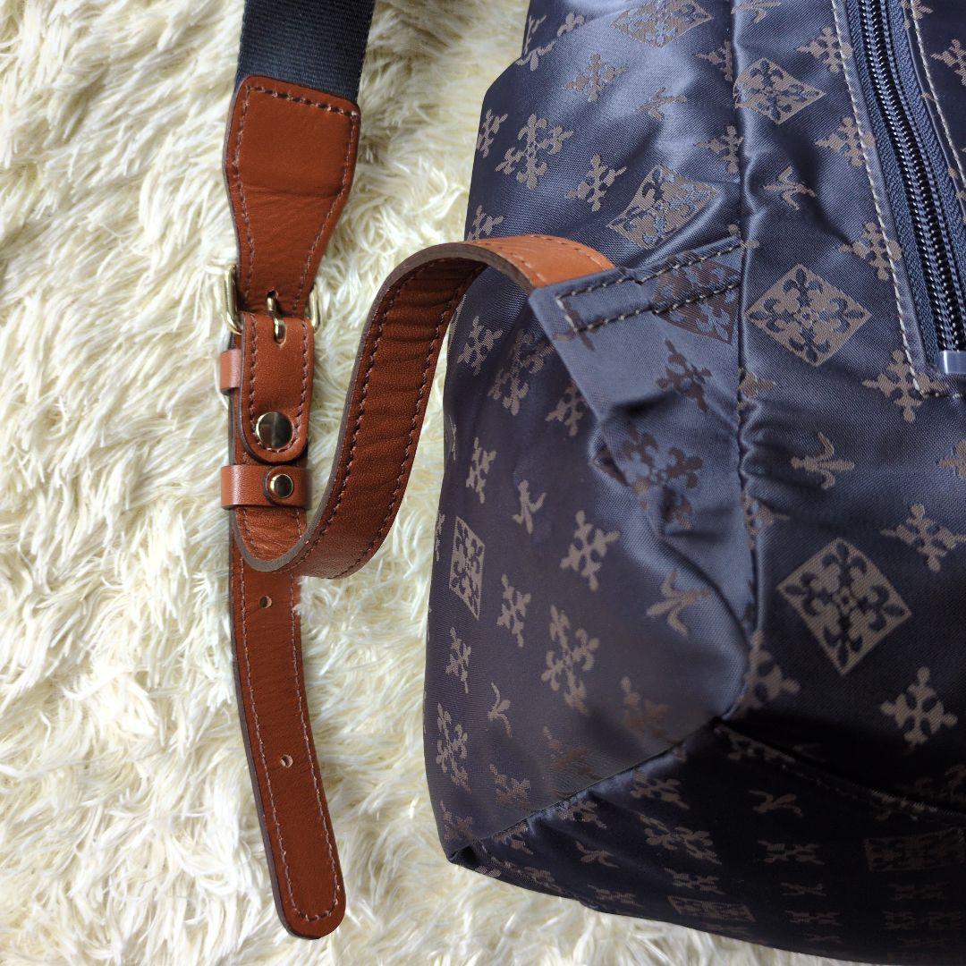 russet　ラシット　総柄　バックパック　ナイロン×レザー　リュック
