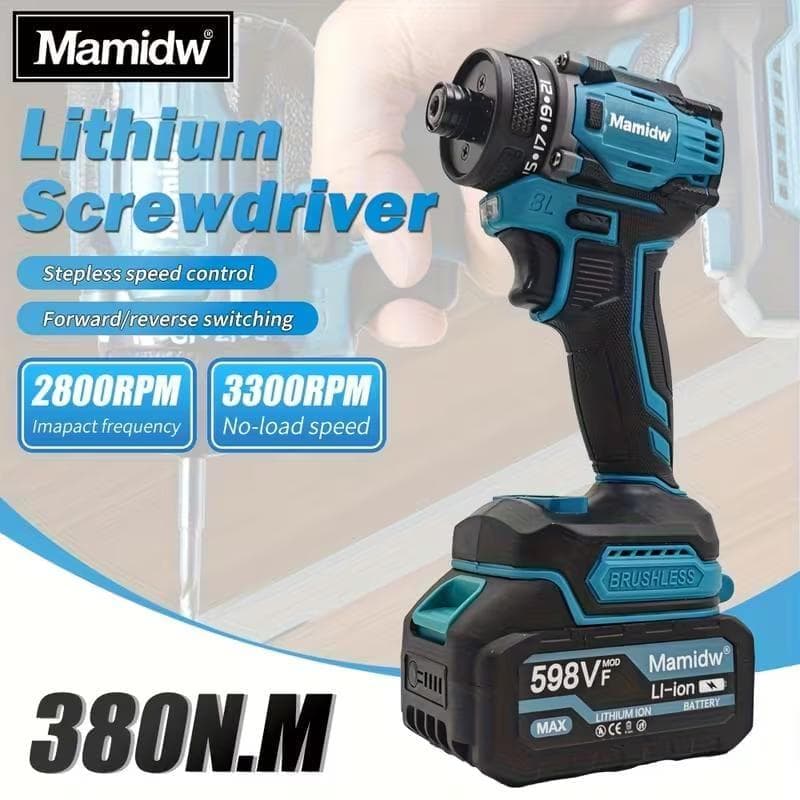 New最安値【Mamidw 380N.Mコンパクト コードレス電動ドライバー】
