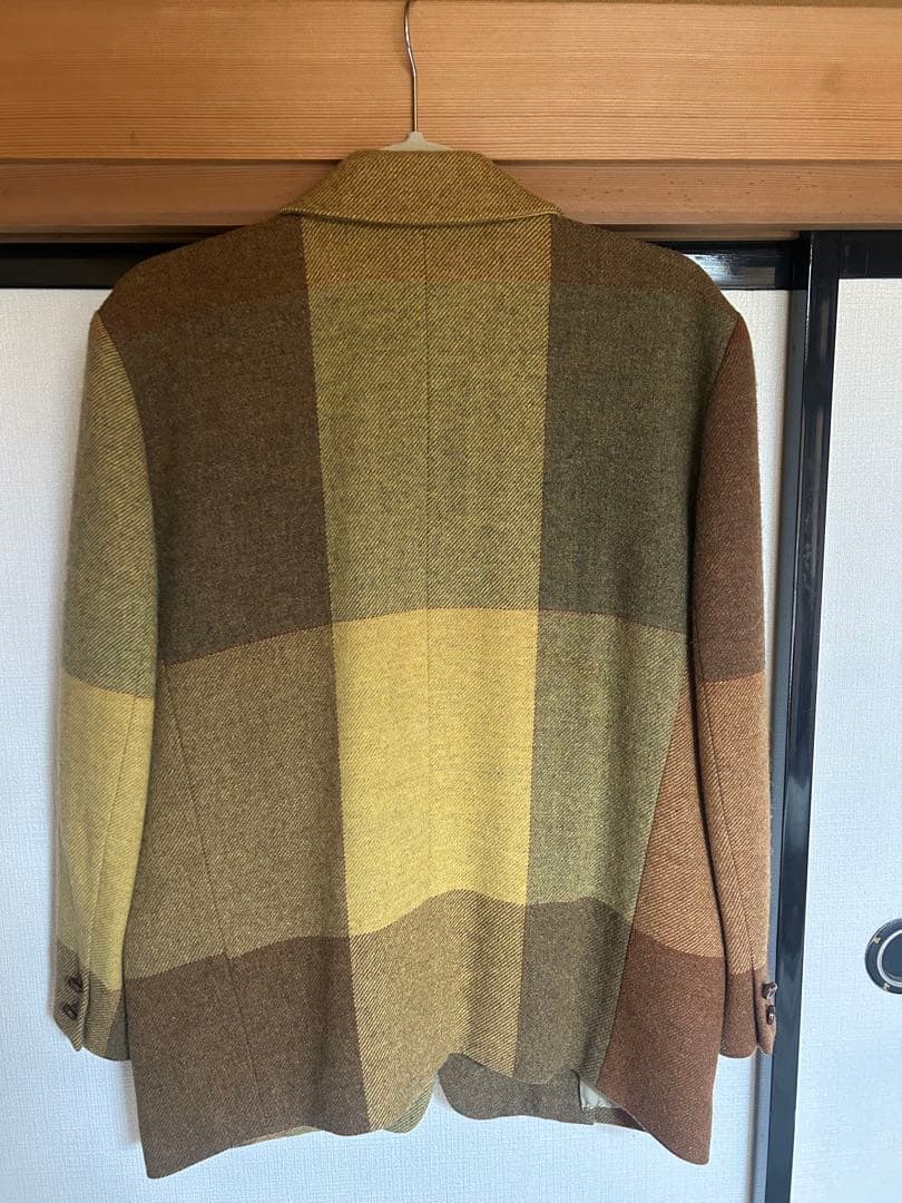 【希少】ヴィンテージ i.S.チェック柄 issey miyake セットアップ
