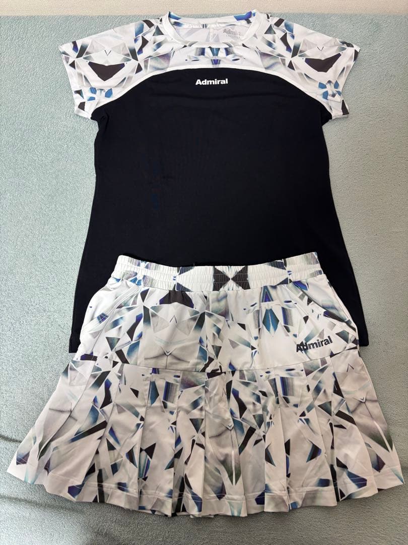 Admiral テニスウェアセット 幾何学模様