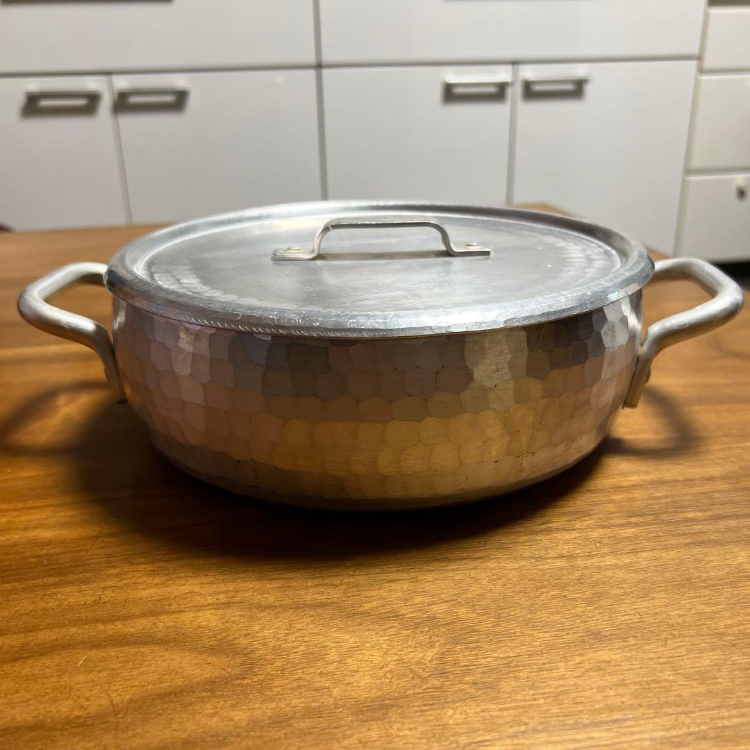 有次　アルミ鍋　25cm 両手鍋