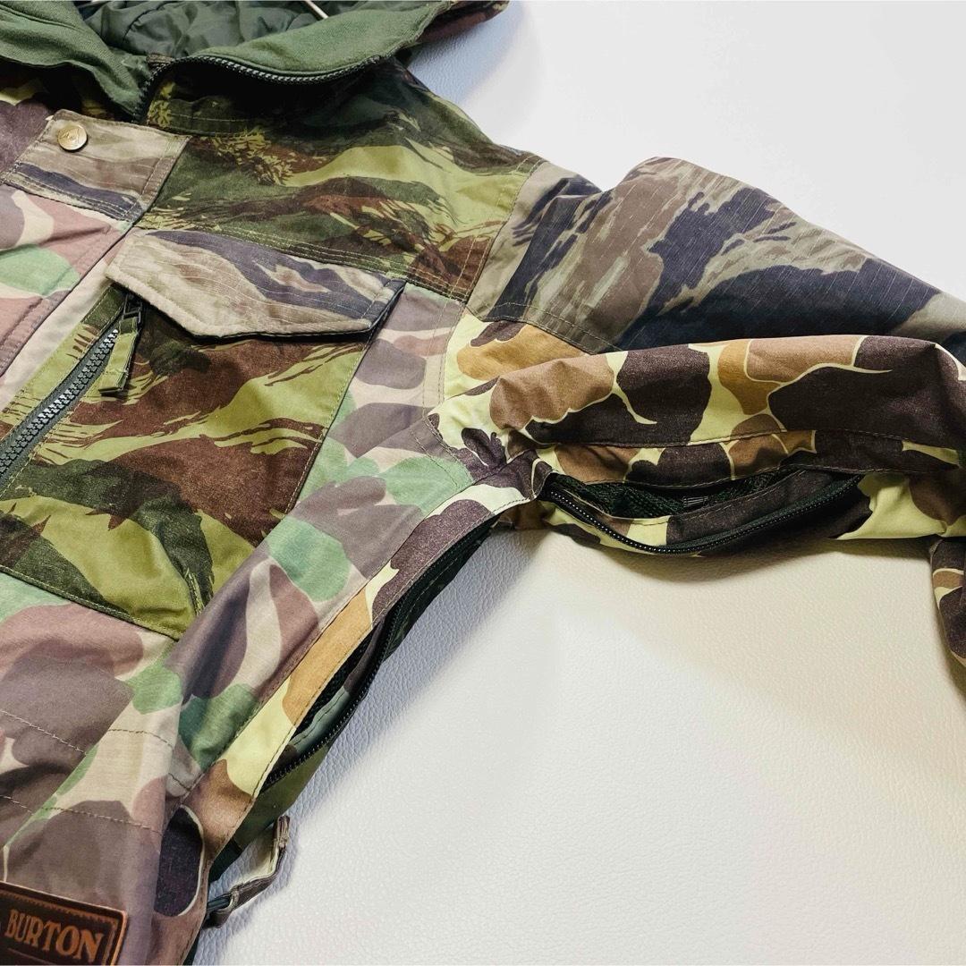 6717【美品】バートン　ジャケット　スノボウェア メンズ 迷彩柄　カモフラ