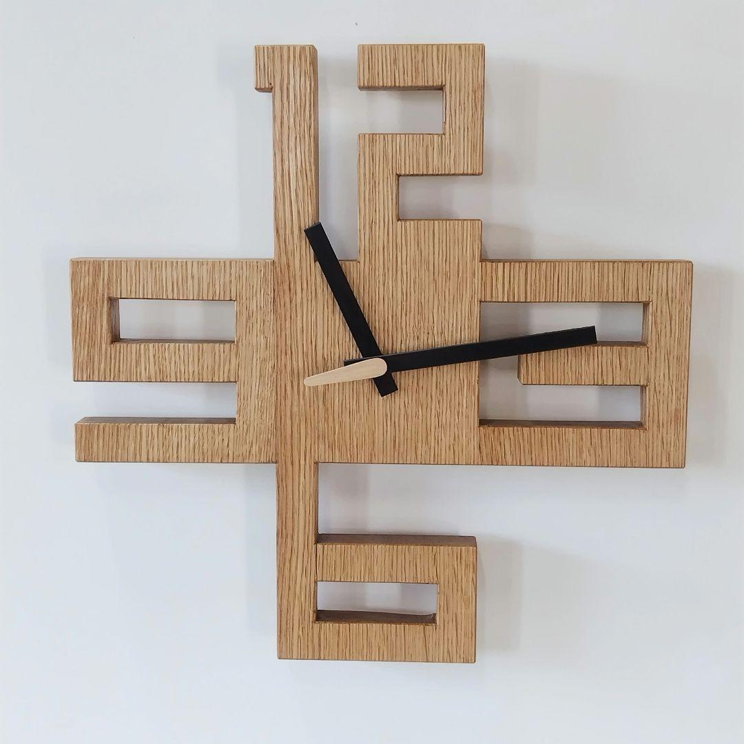 壁掛け時計（楢）