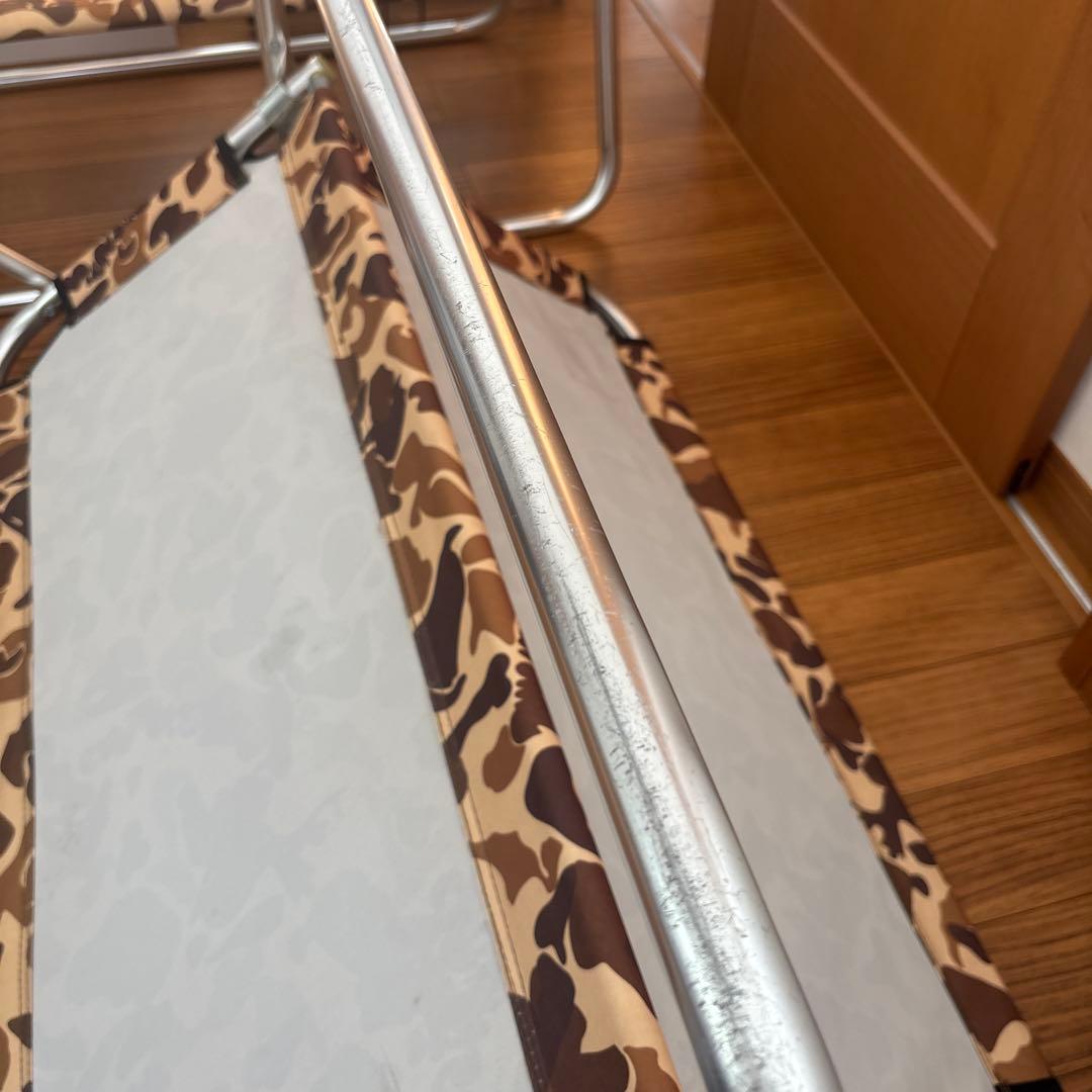 CAMP OUT キャプテンスタッグ迷彩柄 アウトドアチェア2脚セット