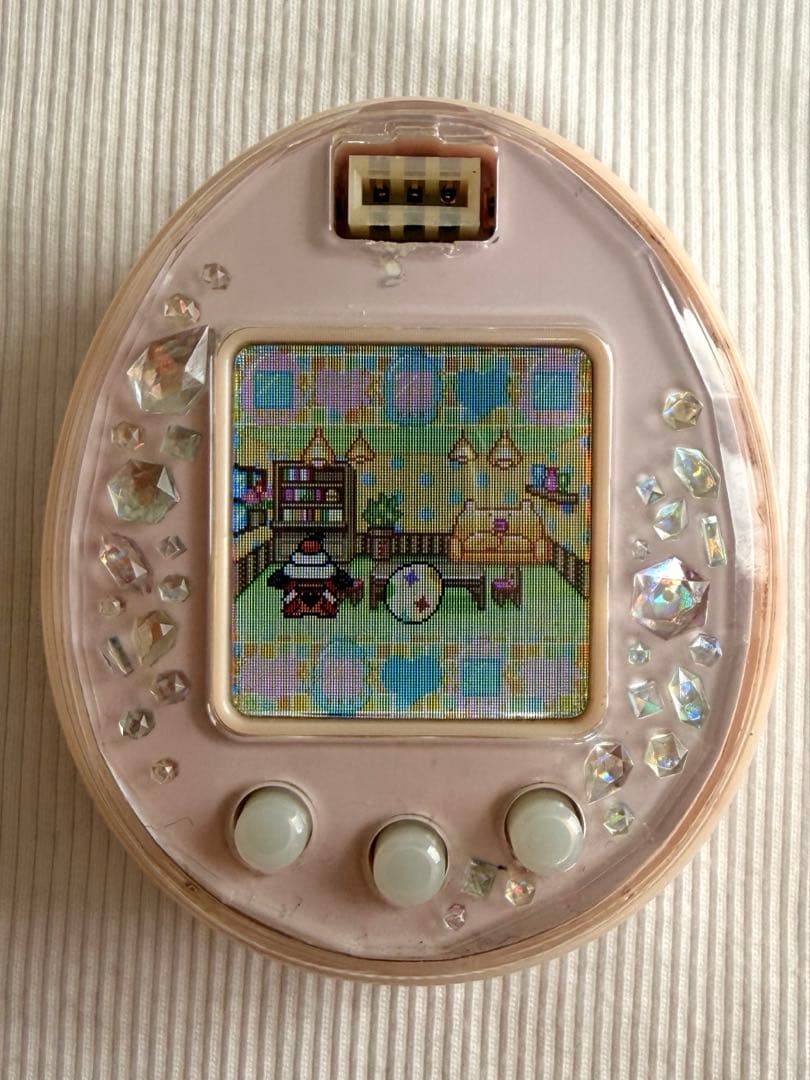 [箱説明書付き/裏蓋欠品] たまごっちピース P's ピンク