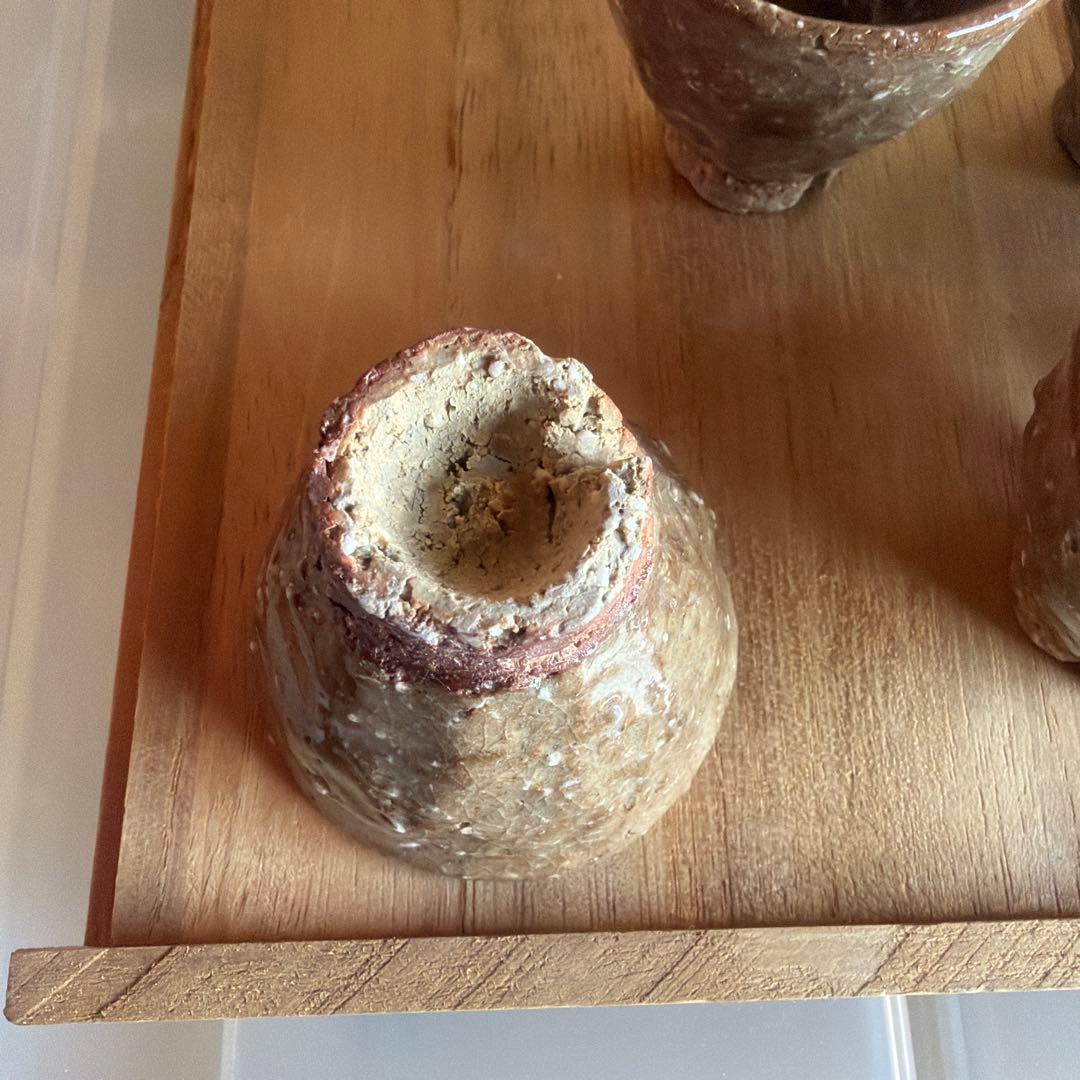 萩焼　波多野指月窯　波多野善蔵　茶器セット