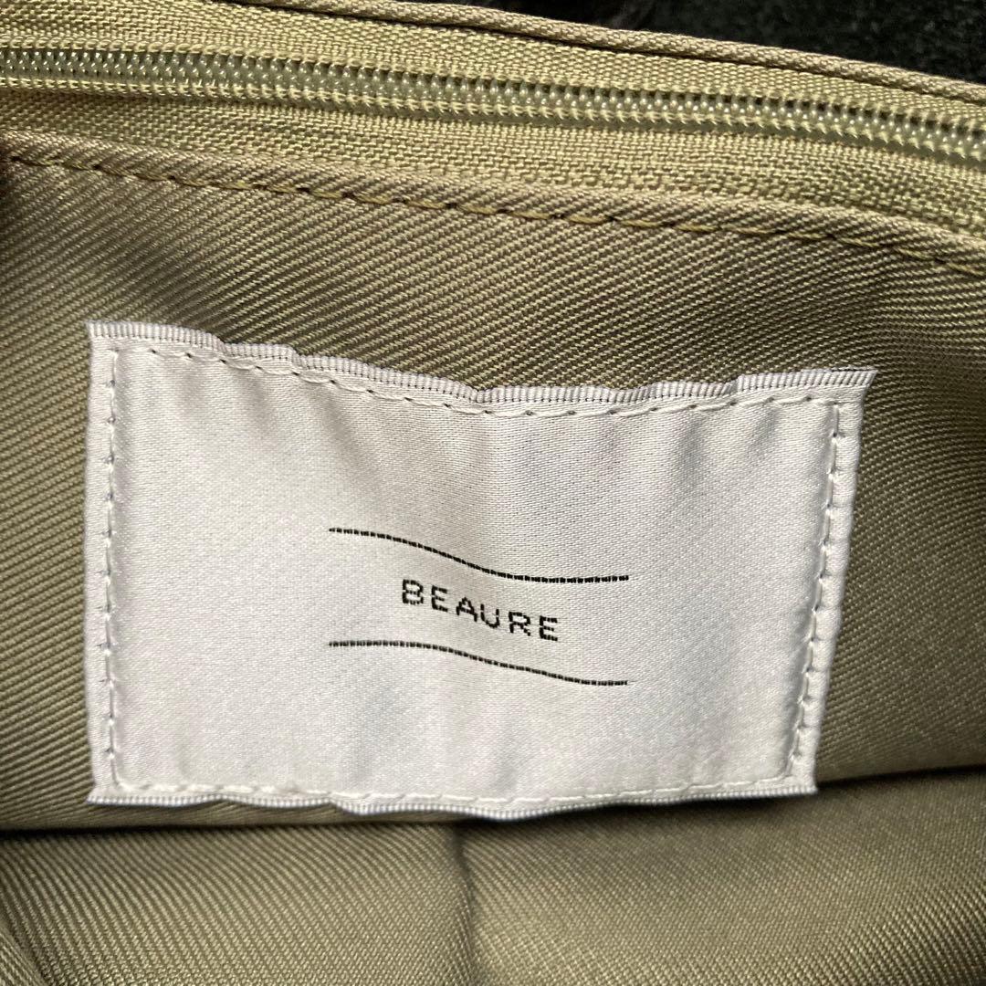 未使用品✨BEAURE ヴュレ　カウレザー 2WAY ハンドル トートバッグ