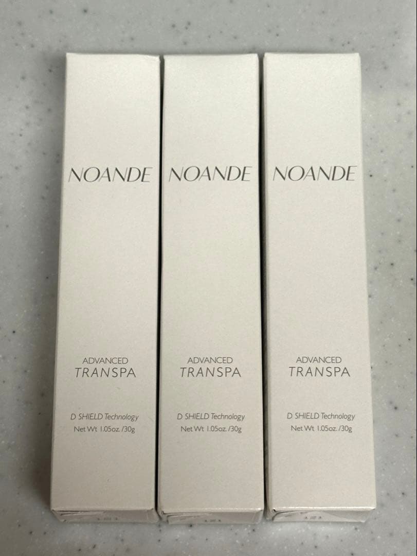 ノアンデ アドバンスドトランスパ　30g 3本セット 新品未開封