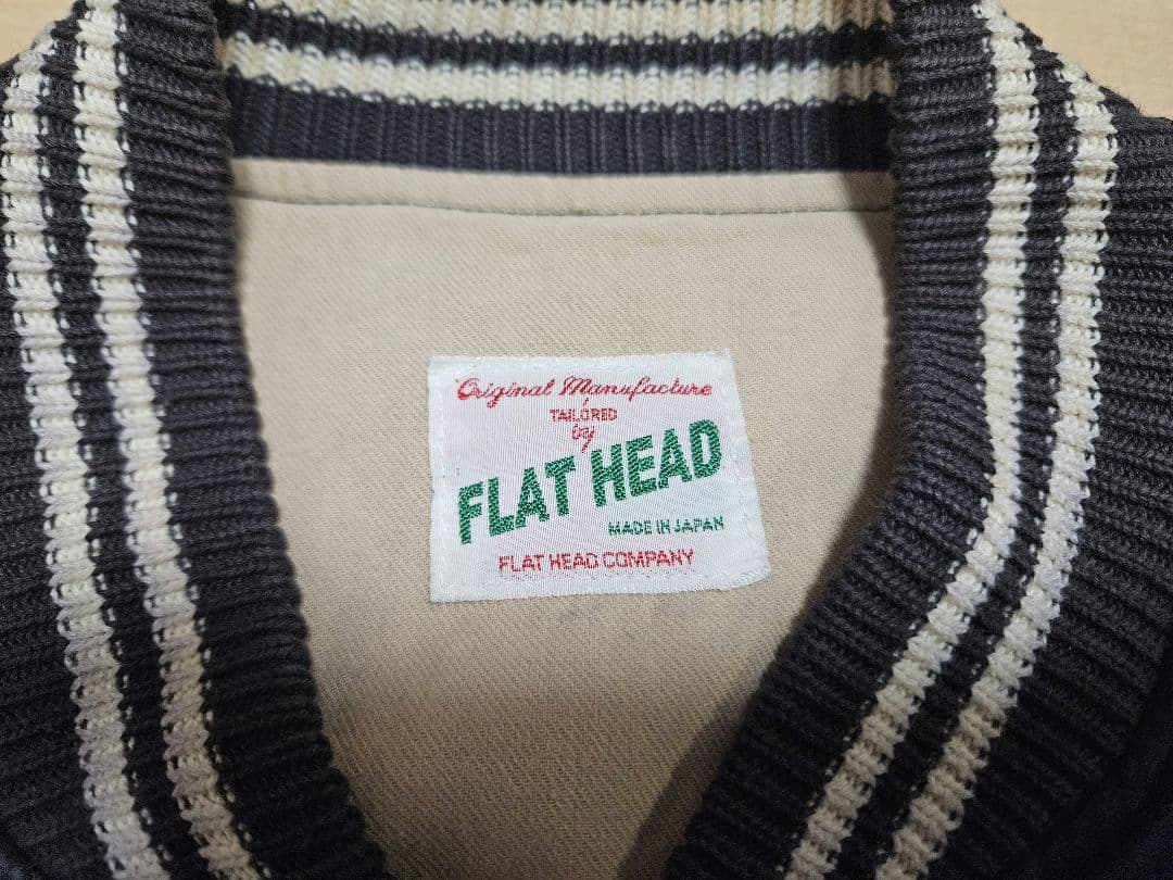 FLAT HEAD スカジャン レジントクラブ フラットヘッド RJB 洋柄