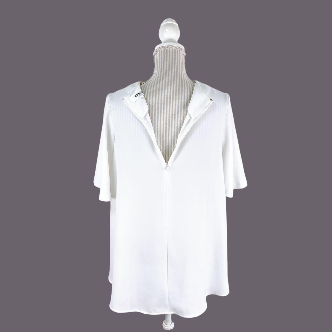 04T706☆ ENFÖLD プルオーバー Aライン ロングブラウス 春夏 M