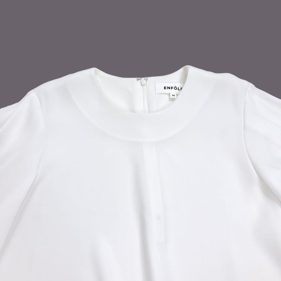 04T706☆ ENFÖLD プルオーバー Aライン ロングブラウス 春夏 M