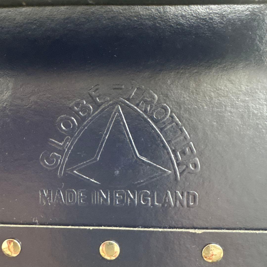 グローブトロッターGLOBE TROTTER オリジナル　スーツケース　ネイビー