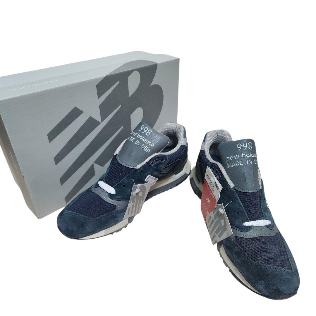 【未使用✨️27㎝】New Balance U998NV ネイビー USA製