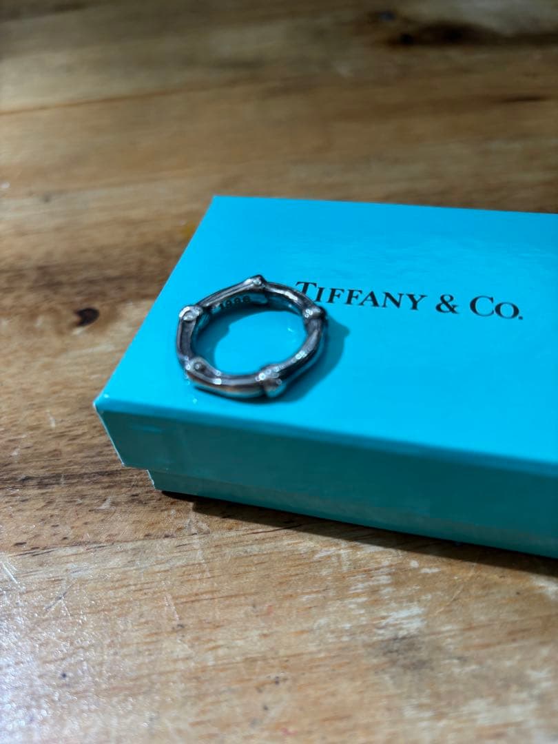 ティファニーバンブーリング９～10〜11号Tiffany & Co.シルバー箱付