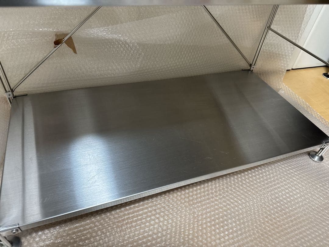 無印良品 ステンレスユニットシェルフ ワイド 小