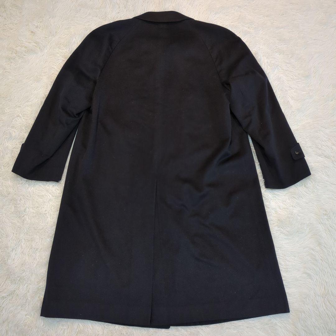 【極美品】ロロピアーナ 最高級カシミヤ100 ステンカラーコート ネイビー XL