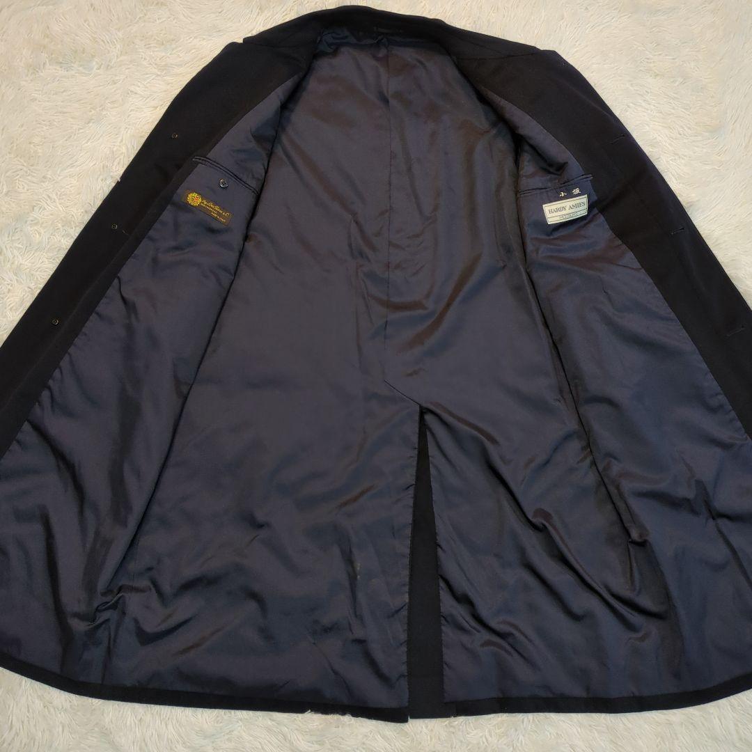 【極美品】ロロピアーナ 最高級カシミヤ100 ステンカラーコート ネイビー XL