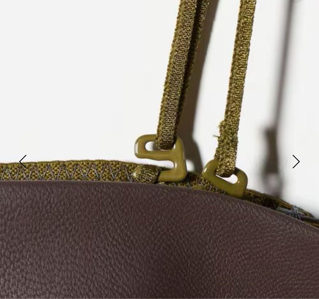 ＜OVERNEATH × 6＞BRA 033 LEATHERLIKE/ブラレット