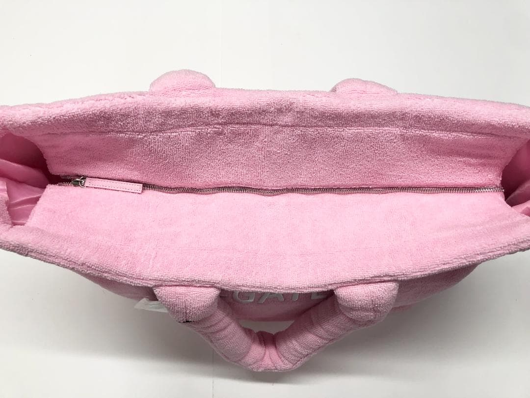 ○★新品未使用　PEARLY GATES　パイルカートバッグ（大）　ピンク系