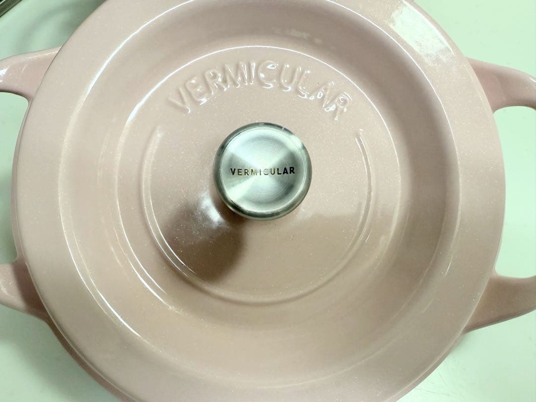 バーミキュラ VERMICULAR 22cm パールピンク 両手鍋