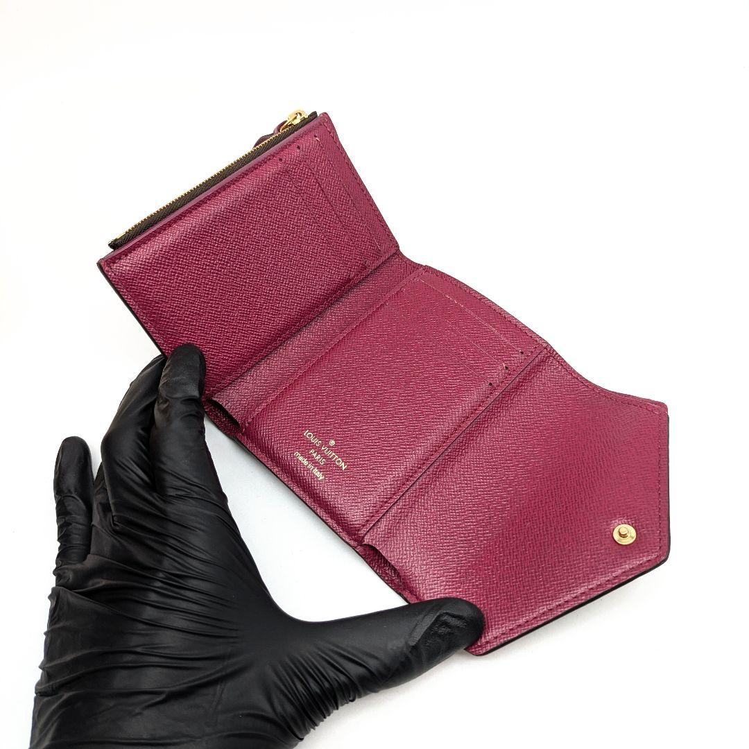 【最新型】ルイヴィトン ポルトフォイユ・ヴィクトリーヌ モノグラム フューシャ