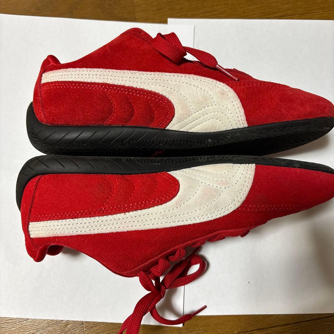 Puma レッド スエード スニーカー スピードキャット 赤