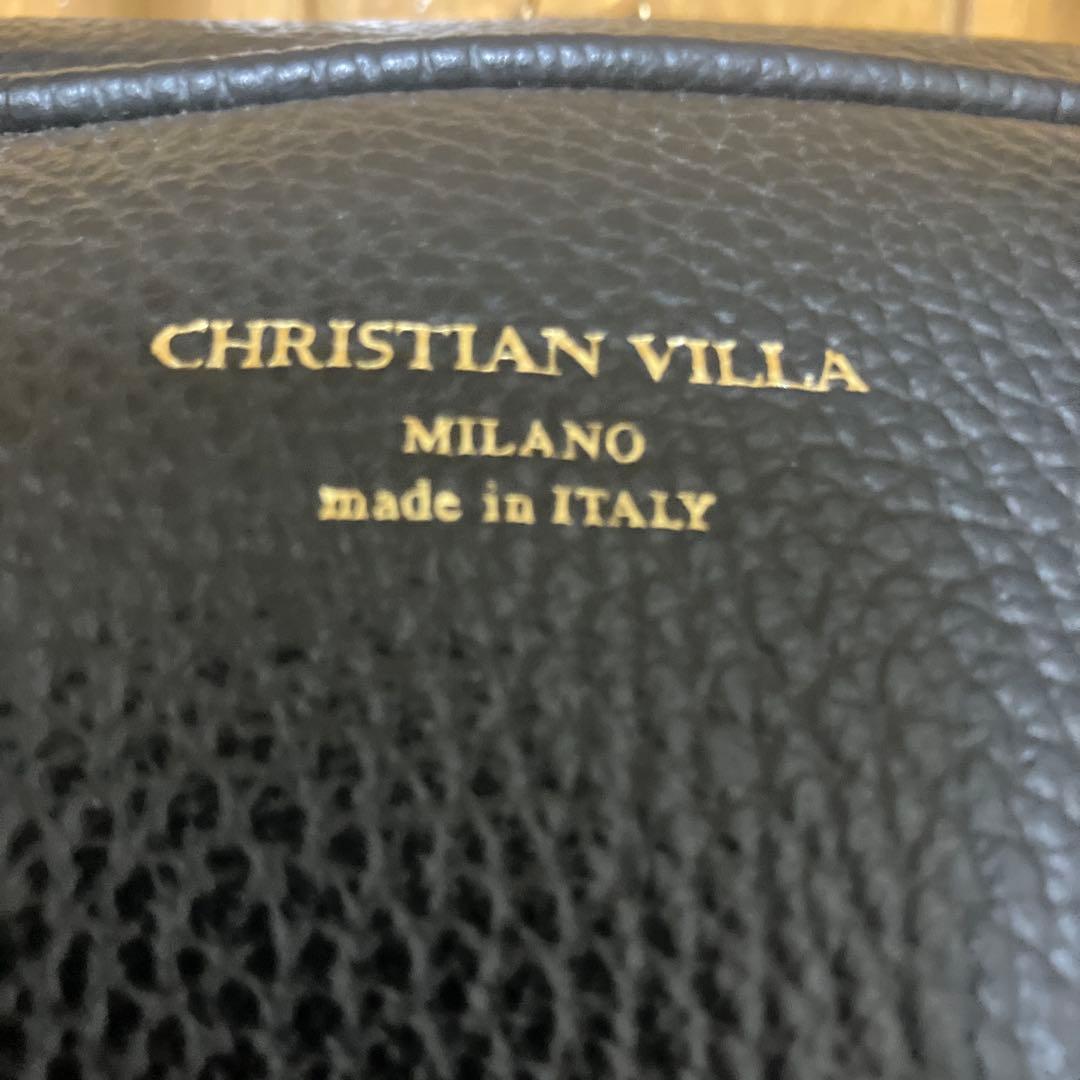 美品【CHRISTIAN VILLAクリスチャン ヴィラ】2WAYボストンバッグ