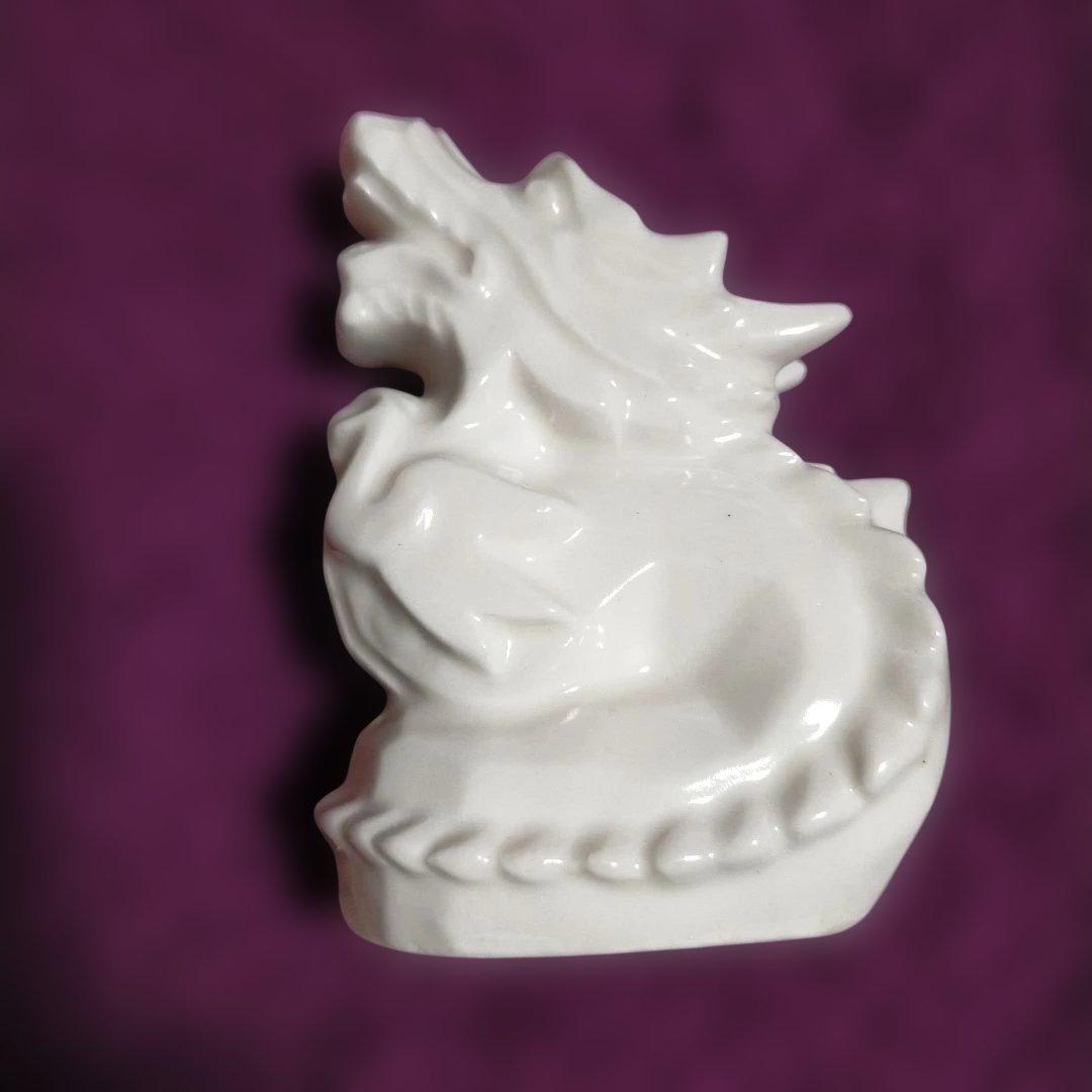 伊勢神宮　干支置物　陶器　縁起物　白　11体　(ひつじ無し)