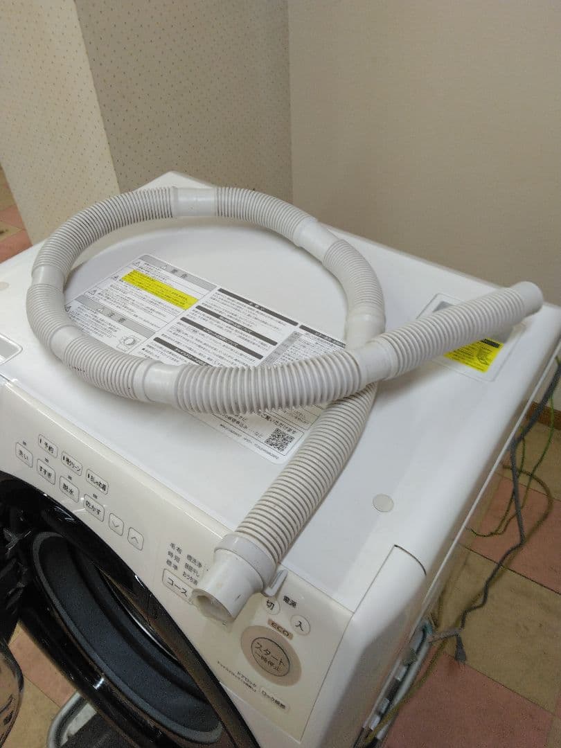 シャープ ドラム式洗濯乾燥機 ES-S7E-WL