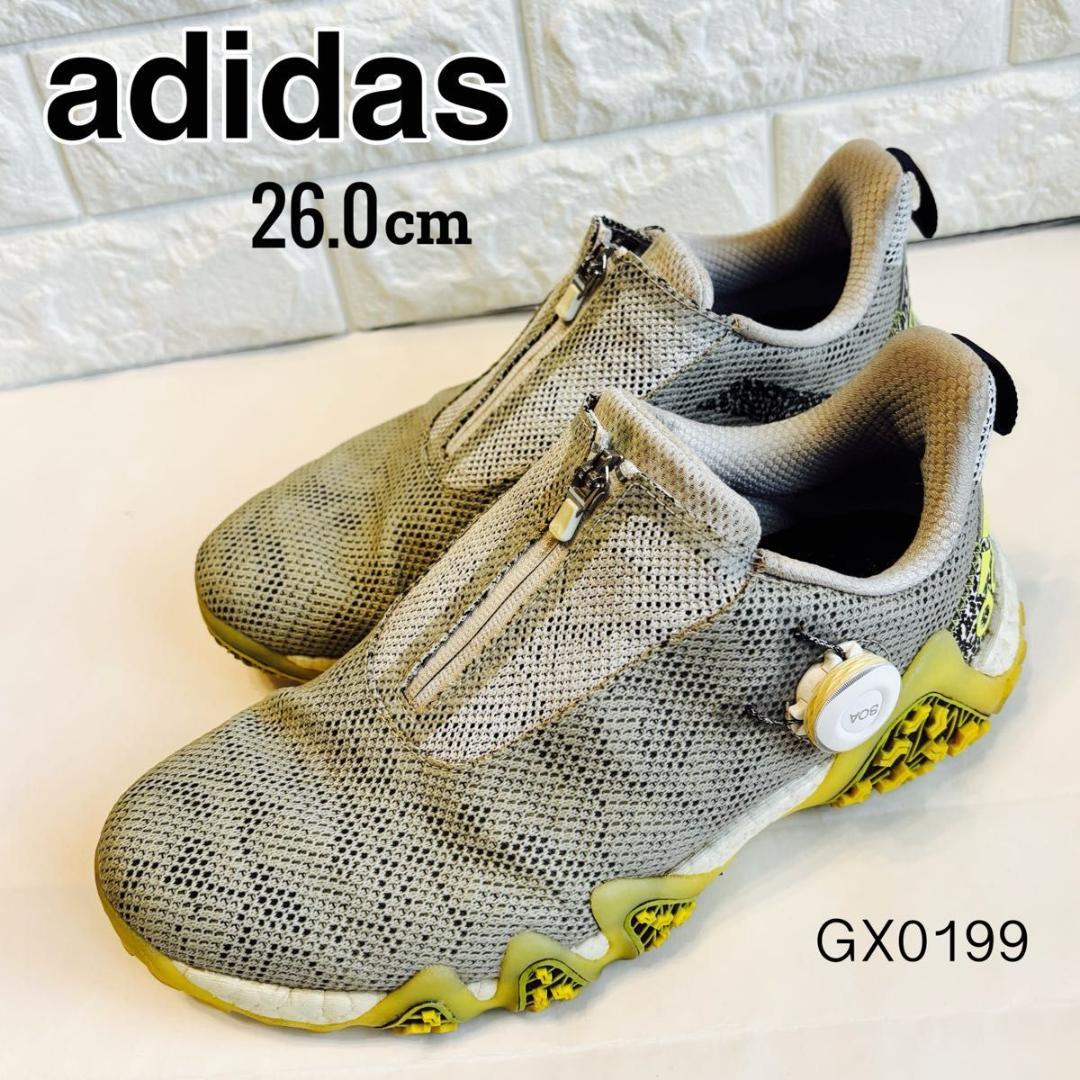 美品　adidas GX0199 ゴルフシューズ コードカオス22 BOA 26