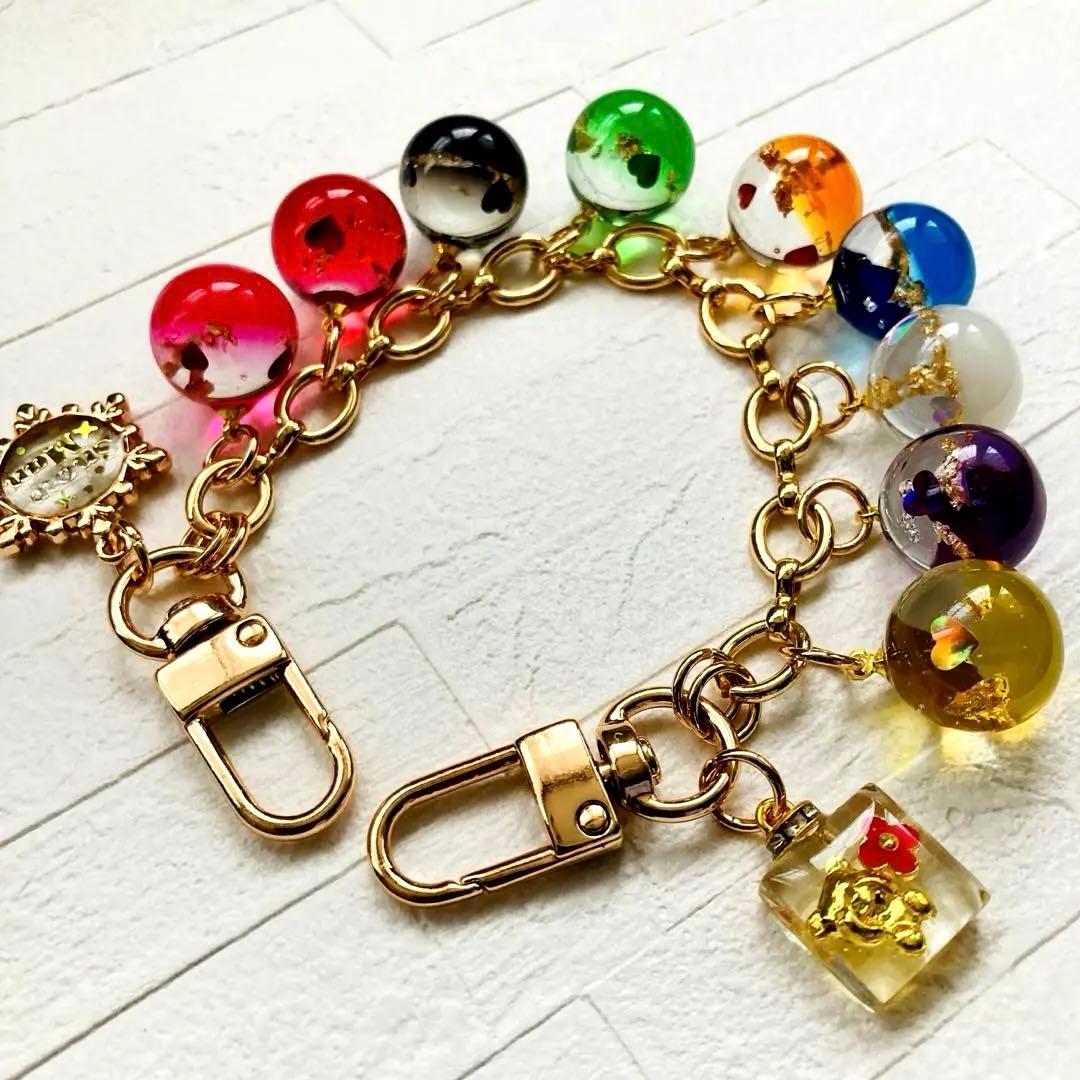 ひめさまページ　Man宮舘涼太名入れチャームレジンキーホルダー5点