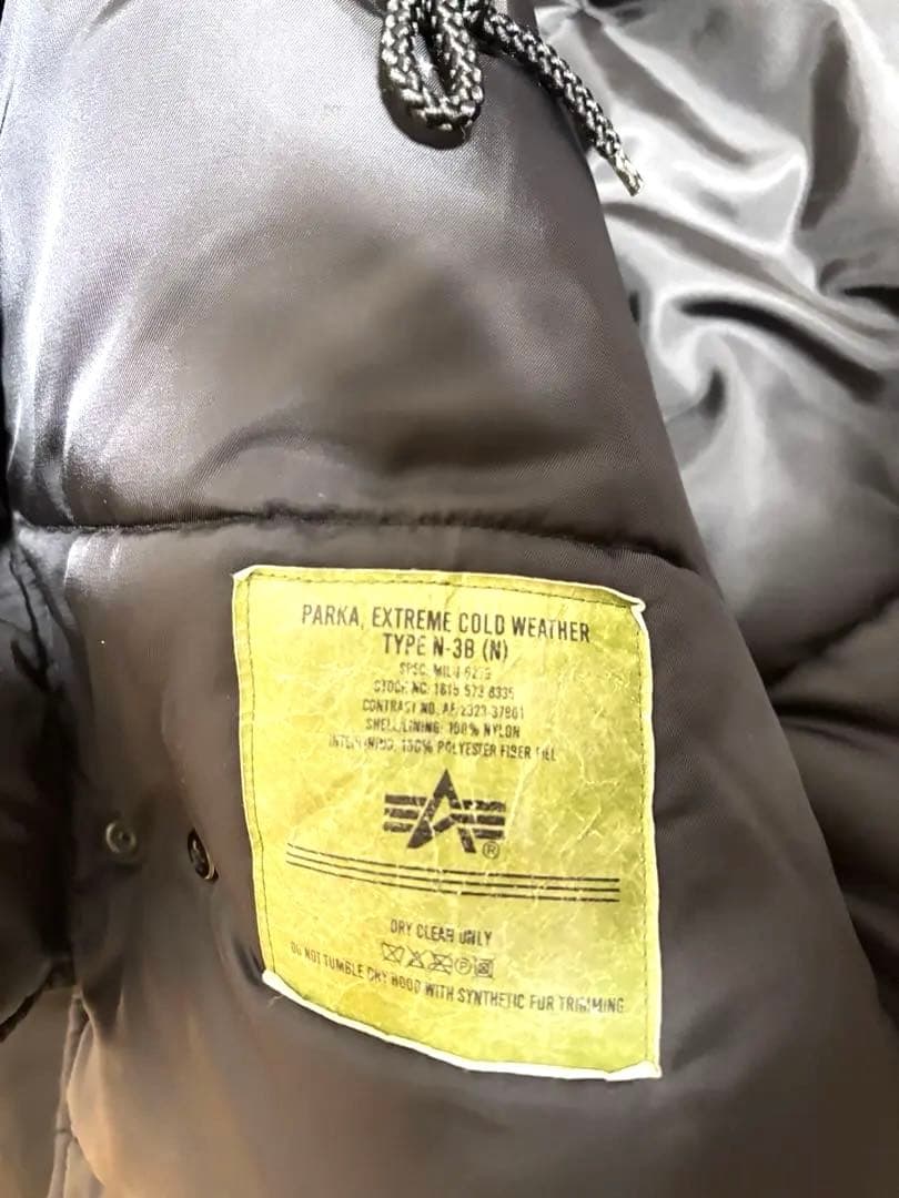 ALPHA INDUSTRIES N-3B 　Sサイズ