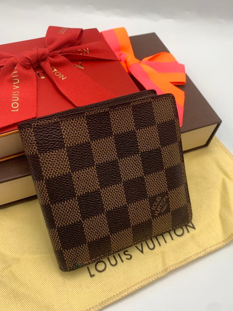 【正規品】ルイヴィトン ダミエグラフィット ポルトフォイユ マルコ 財布