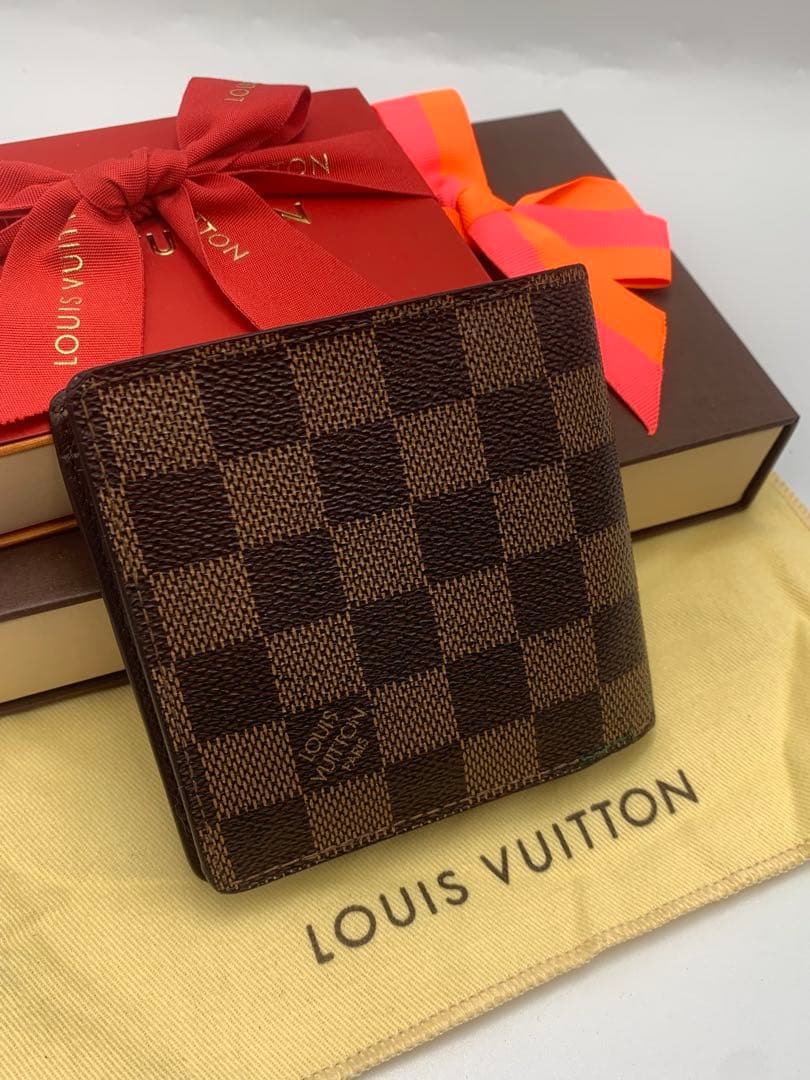 【正規品】ルイヴィトン ダミエグラフィット ポルトフォイユ マルコ 財布