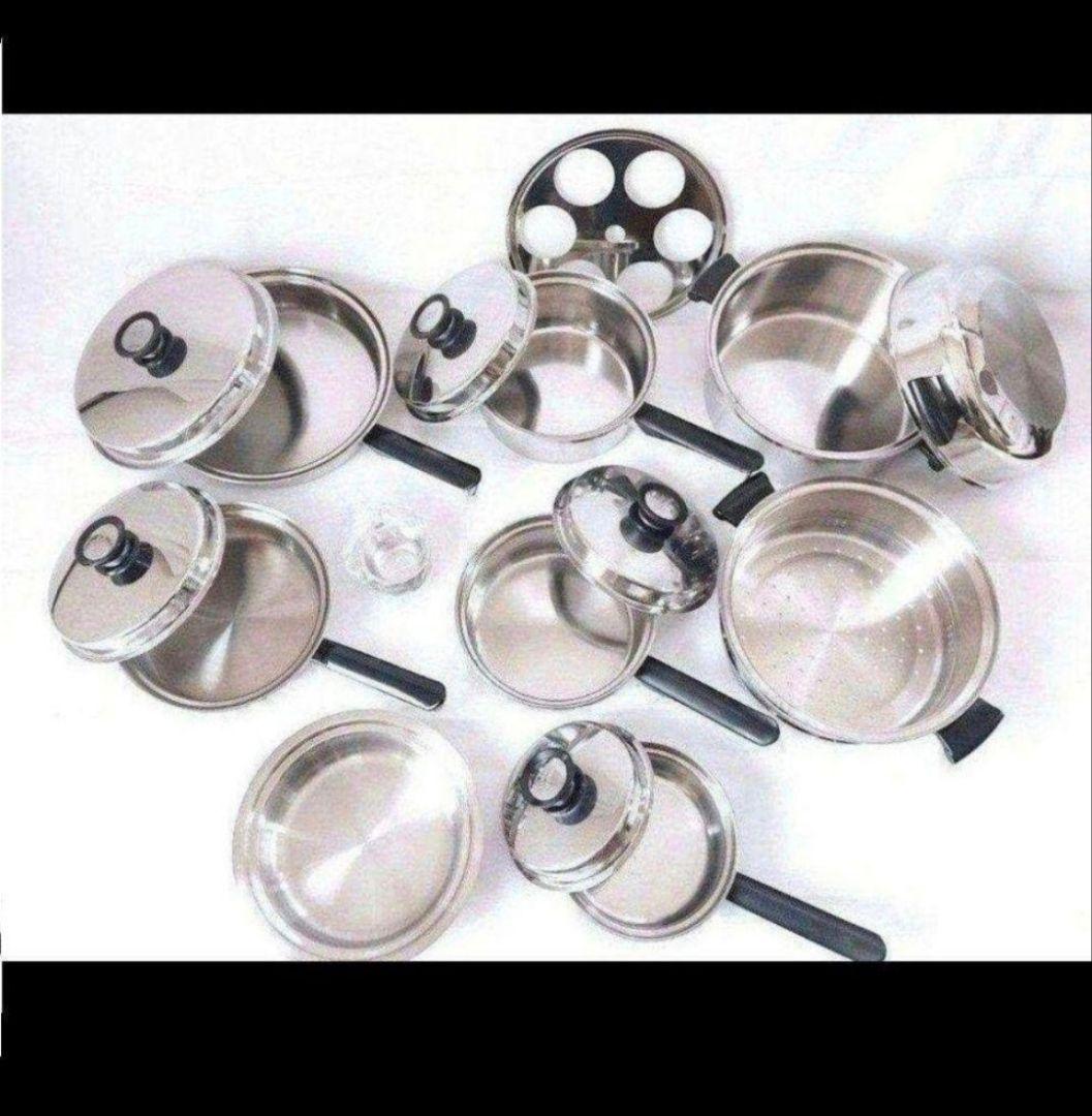 専用Amway インダクションレンジ対応 アムウェイ 鍋 21ピースセット @