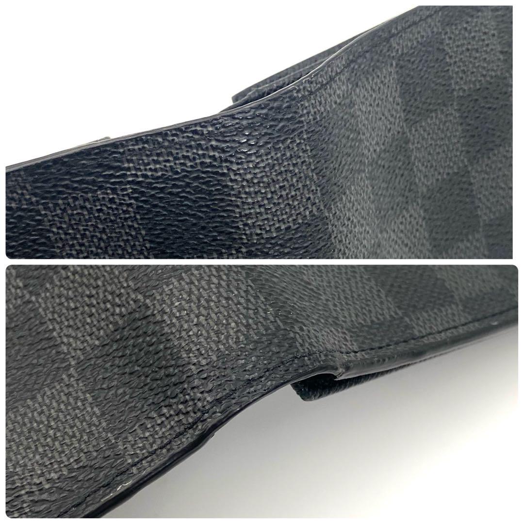 Pess様 ルイヴィトン ダミエ グラフィット ポルトフォイユ フロリン 二つ折