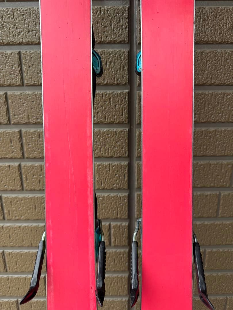 MIATA スキー板 165cm レッド バインディング付き