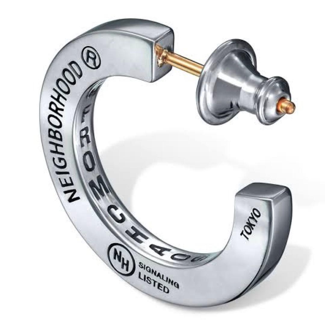 CAREERING NEIGHBORHOOD シルバー フープピアス301