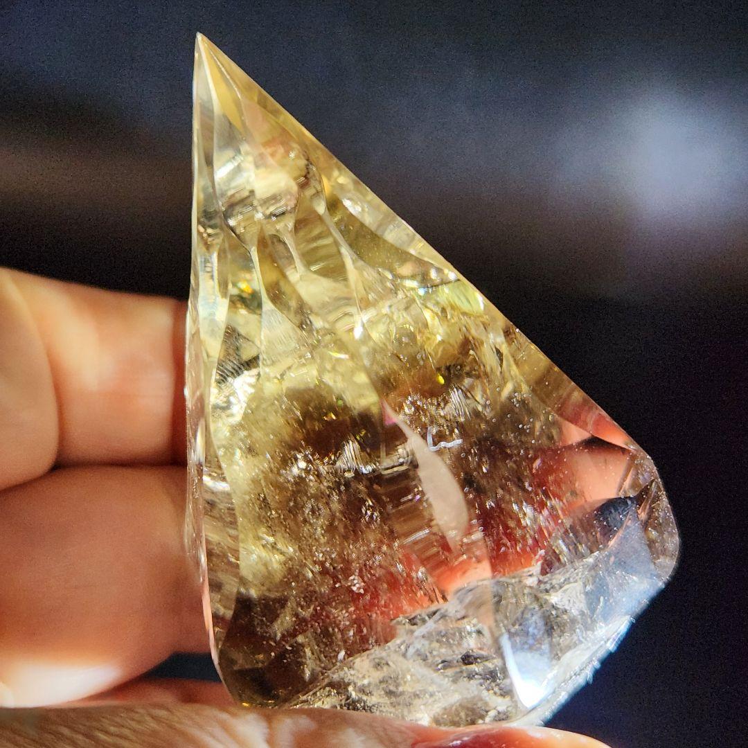 激レア！【新品】ゼウスクオーツ ★ スモーキーシトリン ★ 天然アイリス沢山