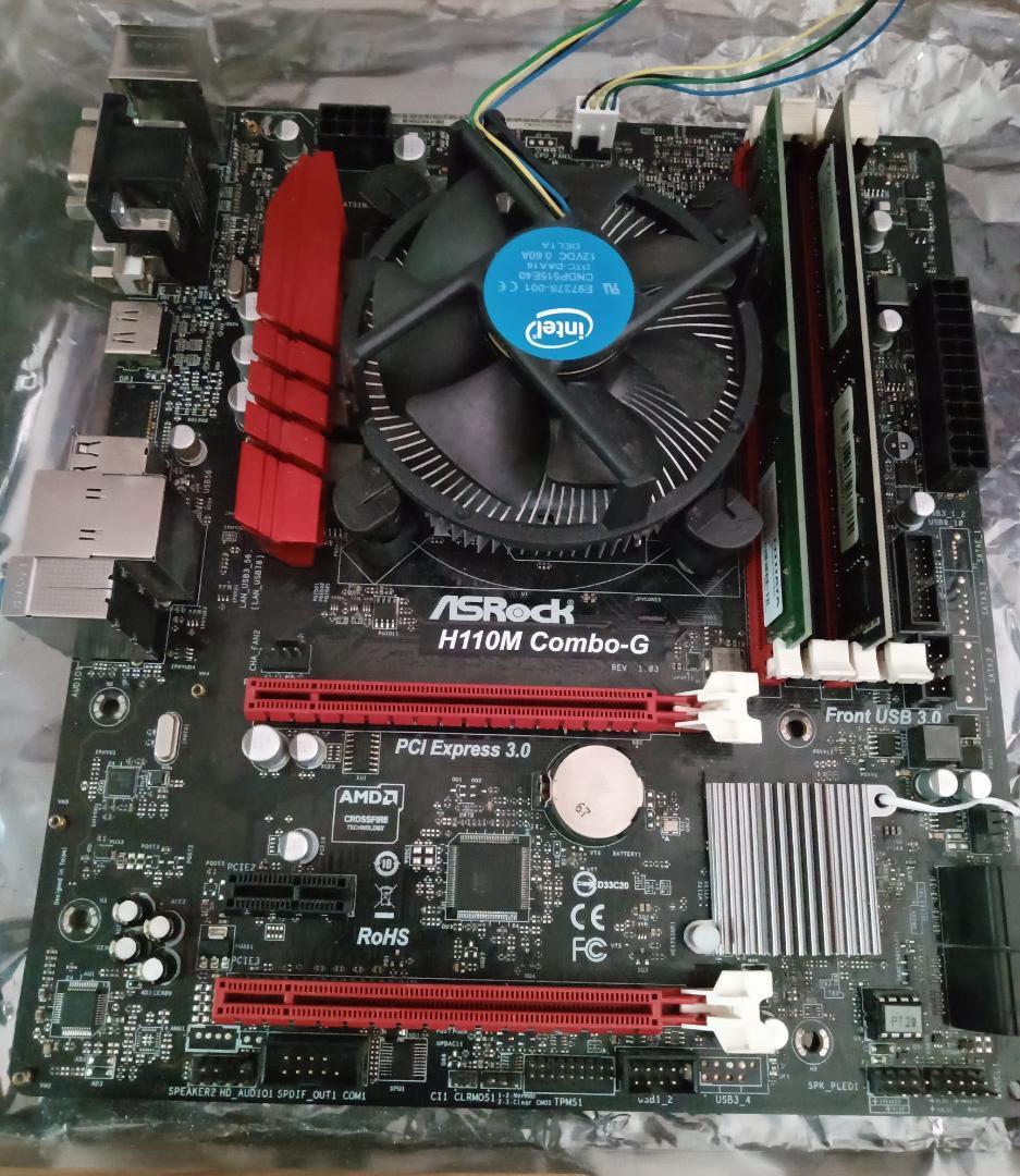 S*)様 ASRock H110M Combo-G マザーボード メモリCPU付